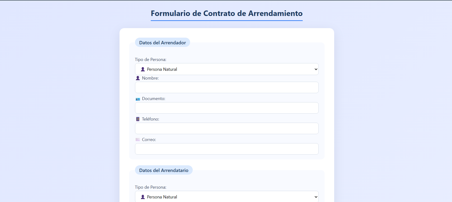 Generador de Contratos